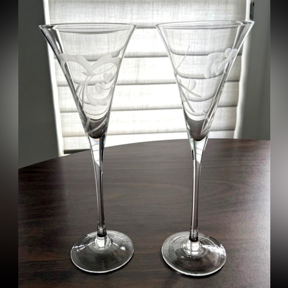 Marquis by Waterford "Yours Truly" Crystal Champagne Toasting Flutes | 11¼"